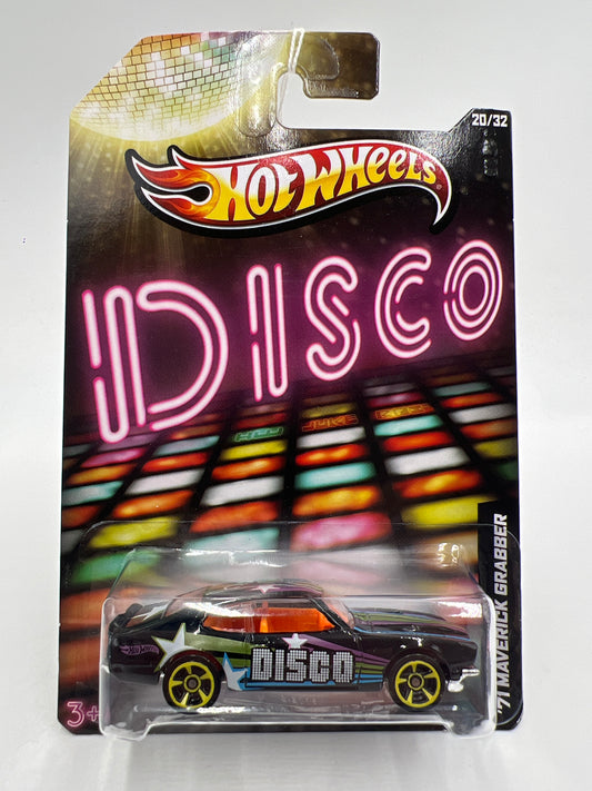 Hot Wheels Jukebox Disco #20 71 Maverick Grabber Black SR