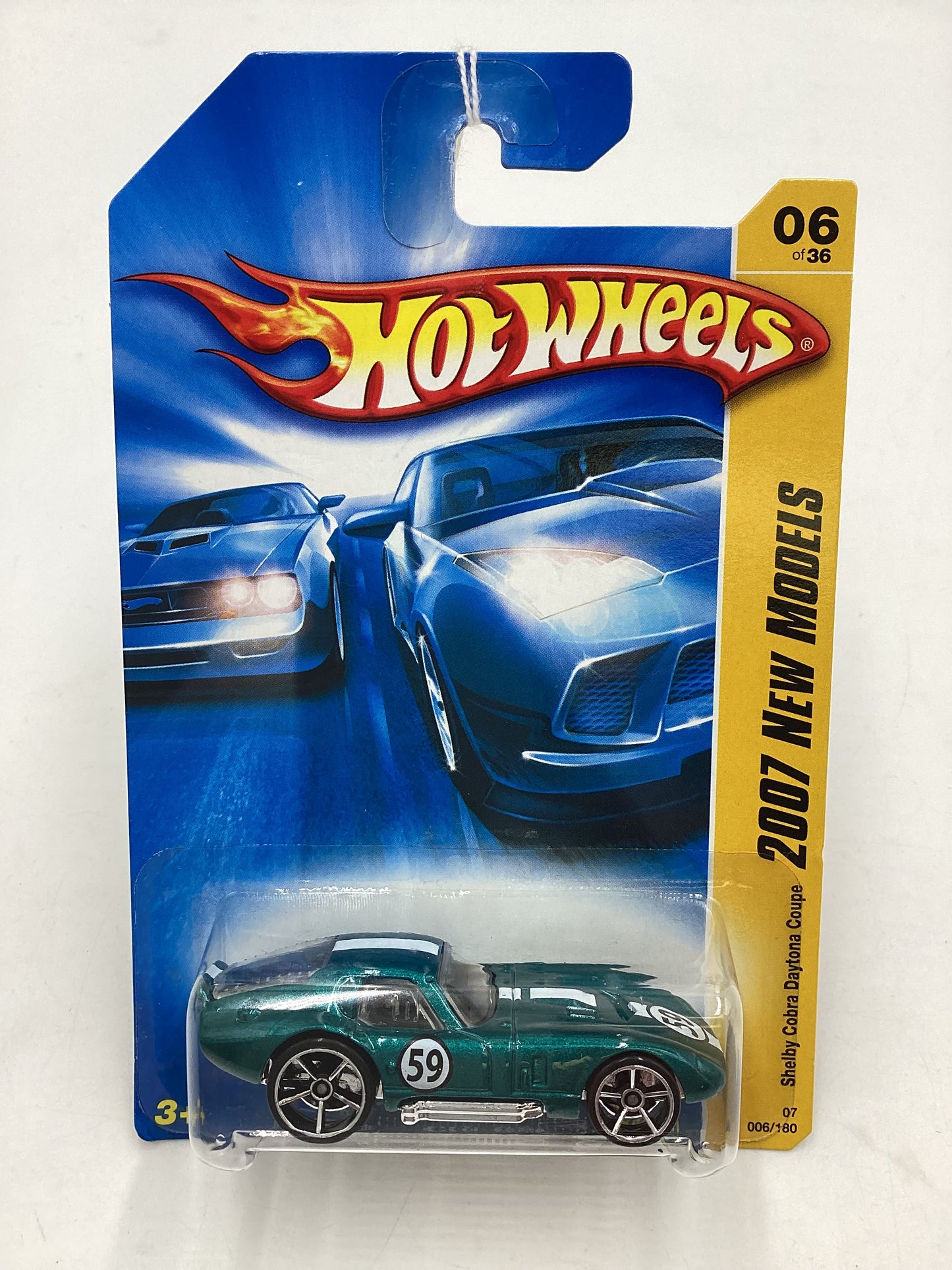 2007 Hot wheels New Models #006 Shelby Cobra Daytona Coupe Green 30D