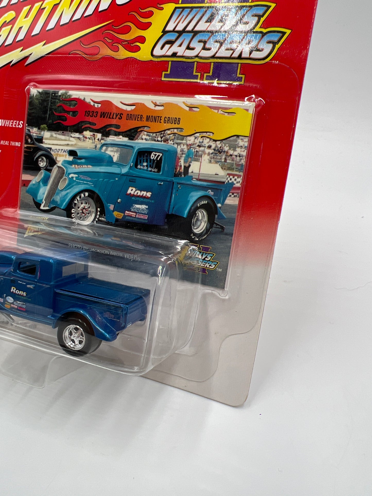 Johnny Lightning Willys Gassers 1933 Willys Monte Grubb Blue 221E