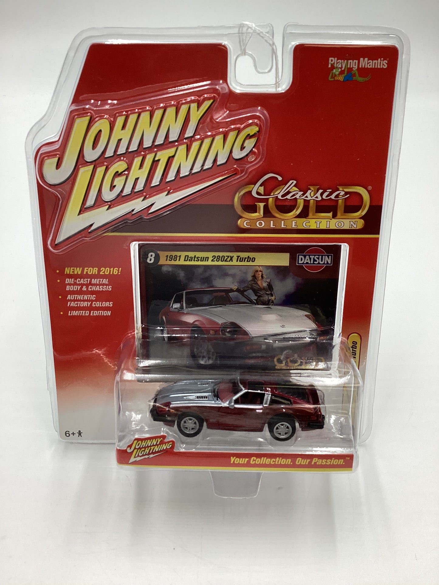 Johnny Lightning Classic Gold #8 1981 Datsun 280ZX Turbo Red 220A