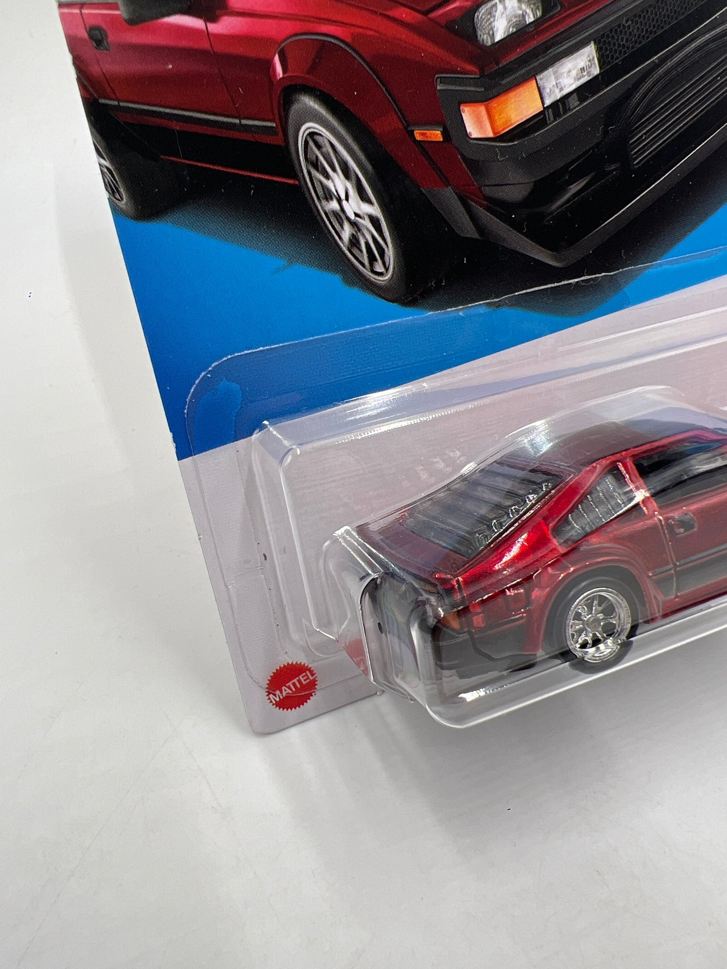2023 Hot Wheels Super Treasure Hunt #167 82 Toyota Supra Red W/Protector