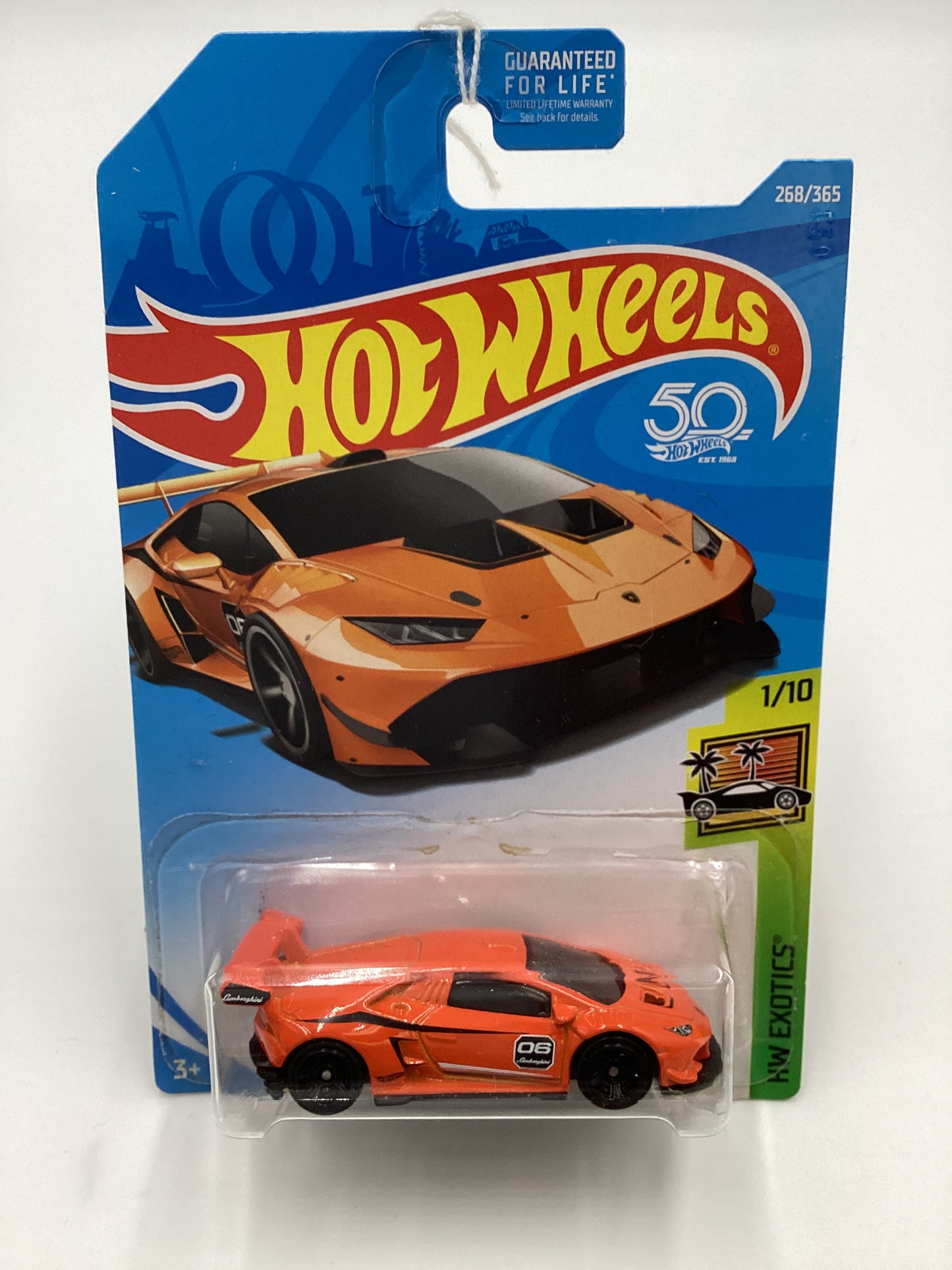 2018 Hot Wheels #268 Lamborghini Huracan LP 620-2 Super Trofeo Orange 101C