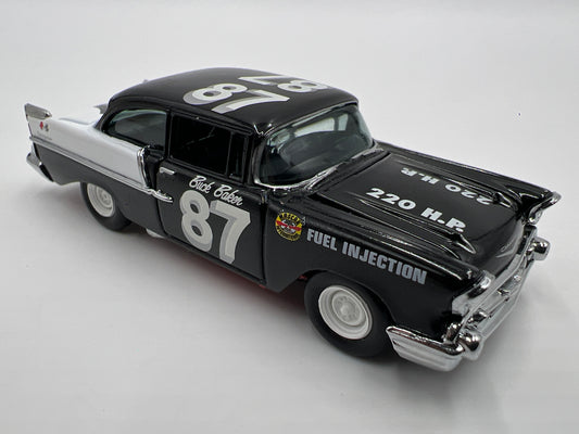 Hot Wheels 1/64 Premium Legends Vintage Record Holders 57 Chevy 150 Black/White Loose