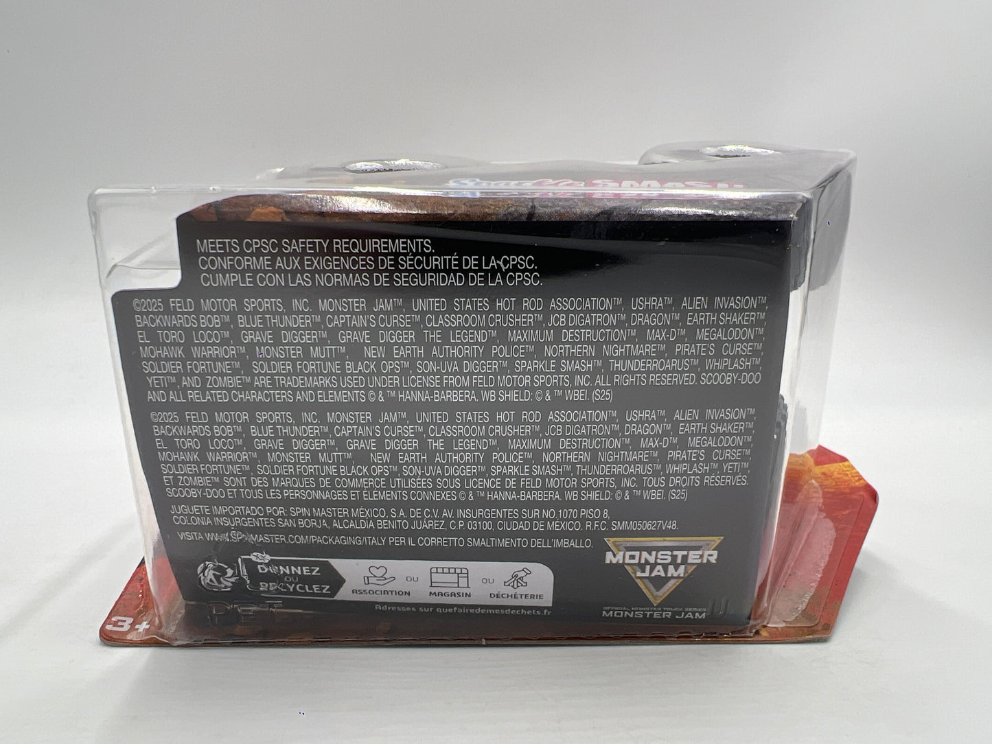 2025 Monster Jam Series 43 Legacy Trucks Sparkle Smash 124E