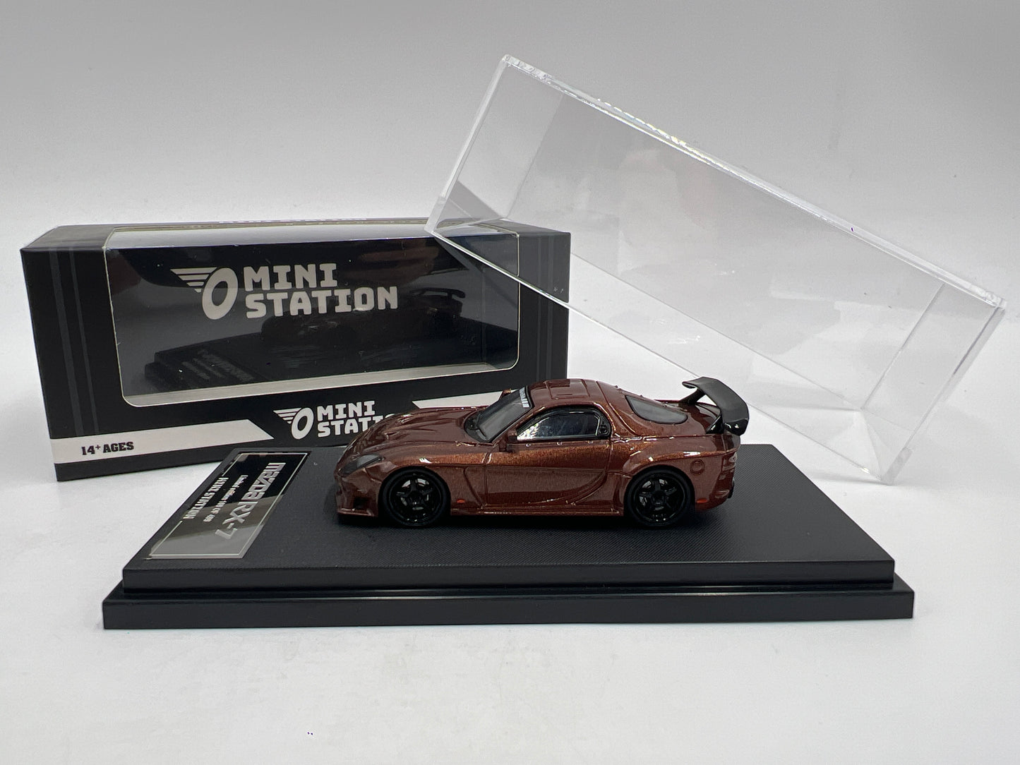 Mini Station 1/64 #189/499 VeilSide Mazda RX-7 Brown