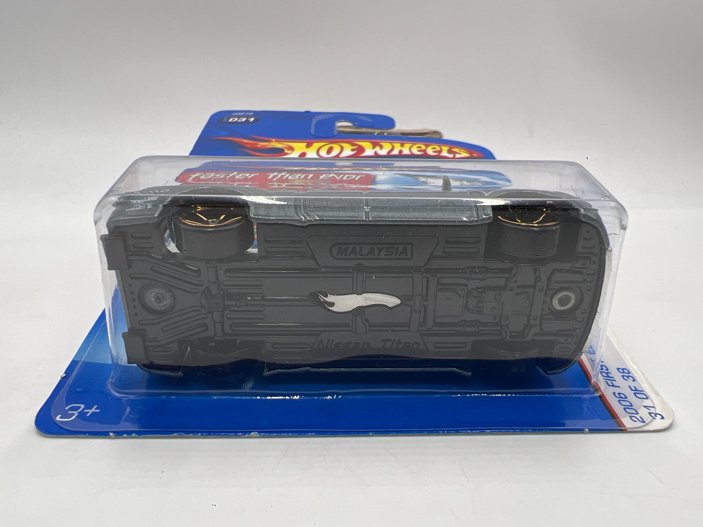 2006 Hot Wheels First Editions #31 Faster Than Ever Nissan Titan Silver W/Protector