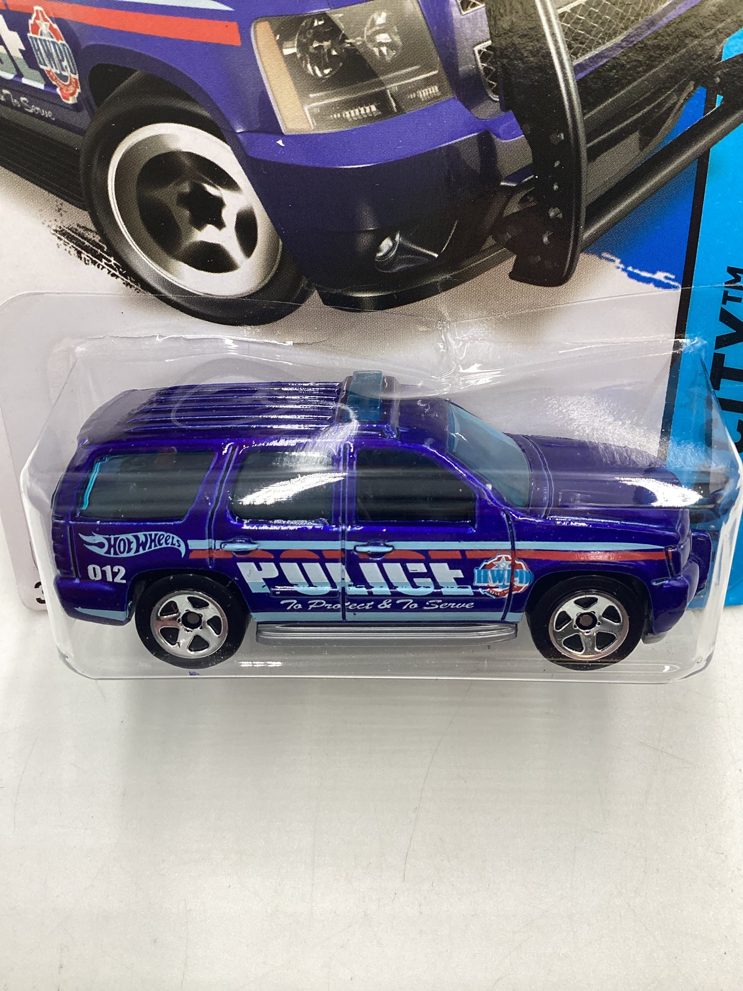 2014 HW City #44 Chevy Tahoe Blue 8H