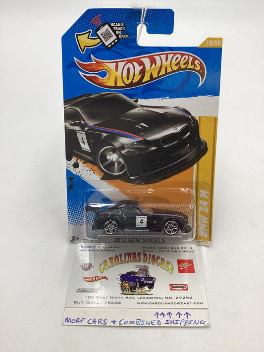 2012 Hot Wheels New Models #18 BMW Z4 M Black