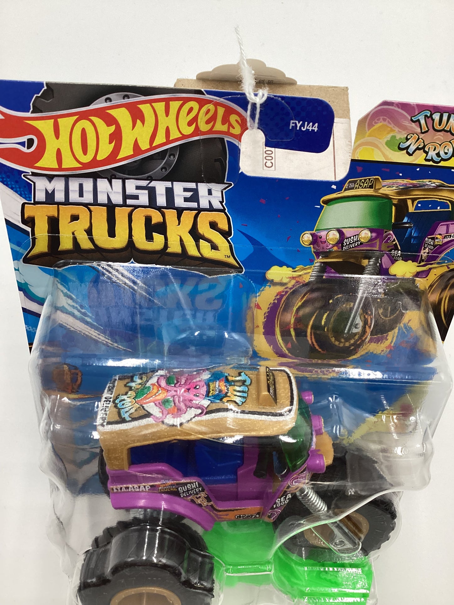 2024 Hot wheels Monster Trucks Snack Pack #4 Tuk N Roll Purple 130G