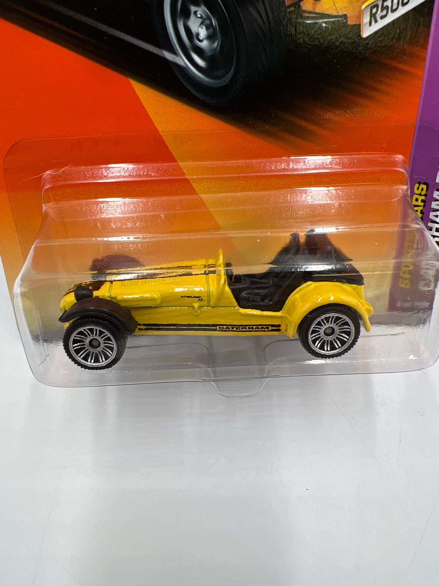 Matchbox Sports Cars Caterham R500 Superlight Yellow #3