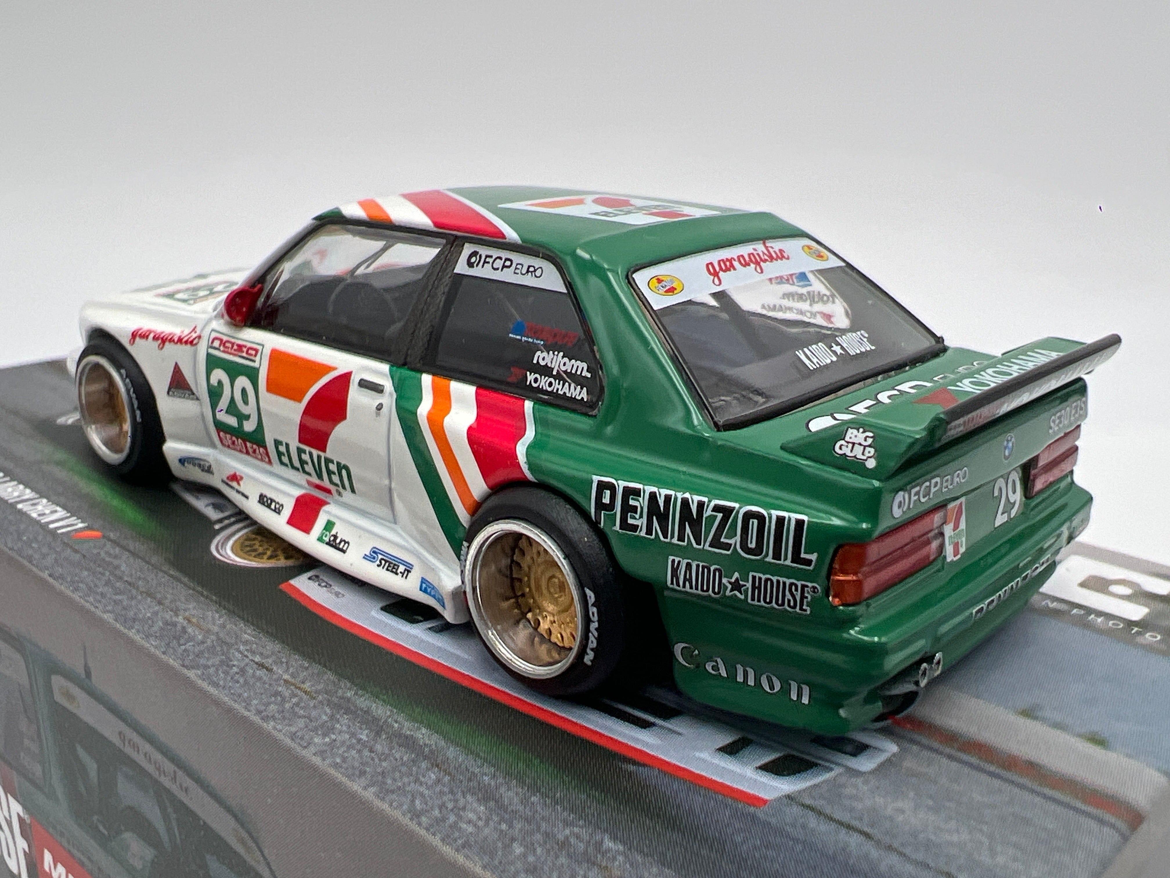 Mini GT Kaido House #217 USA Exclusive 7 Eleven BMW M3 Kaido Works