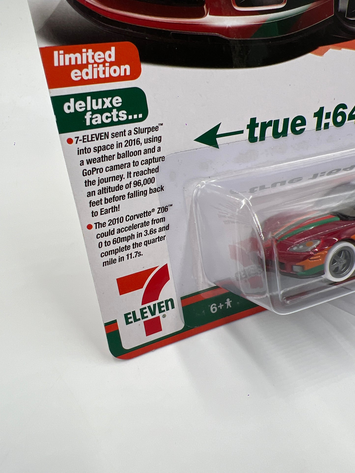 Auto World Ultra Red Chase 7-Eleven Exclusive Release 2 Version B 2010 Chevy Corvette Z06