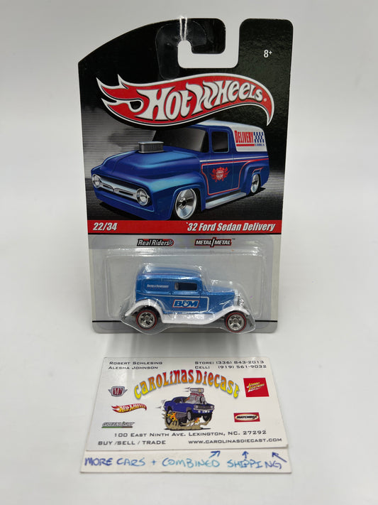 Hot Wheels Slick Rides #22 32 Ford Sedan Delivery B&M Blue 241H