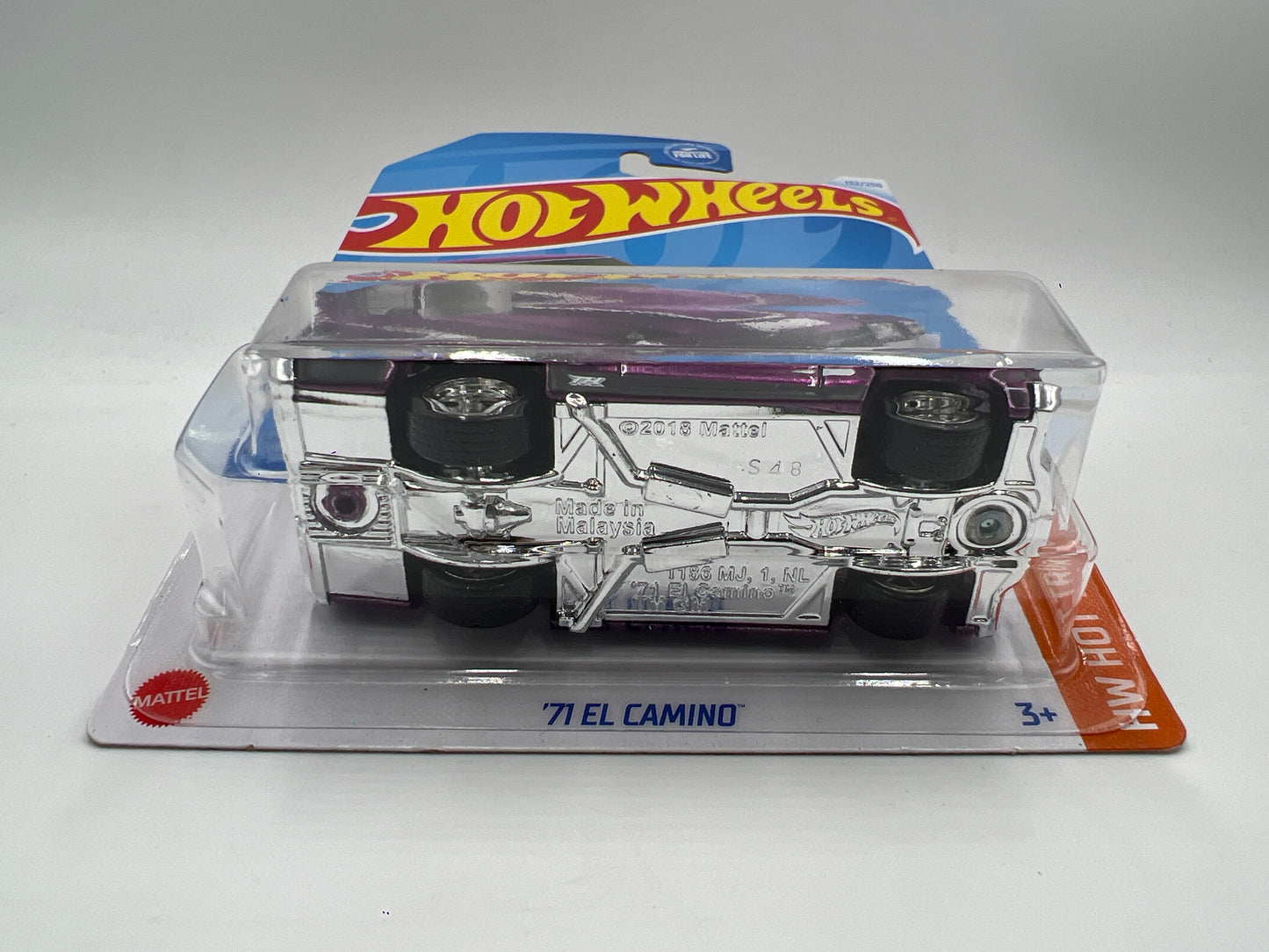2024 Hot Wheels F Case Super Treasure Hunt #132 72 El Camino Purple W/Protector