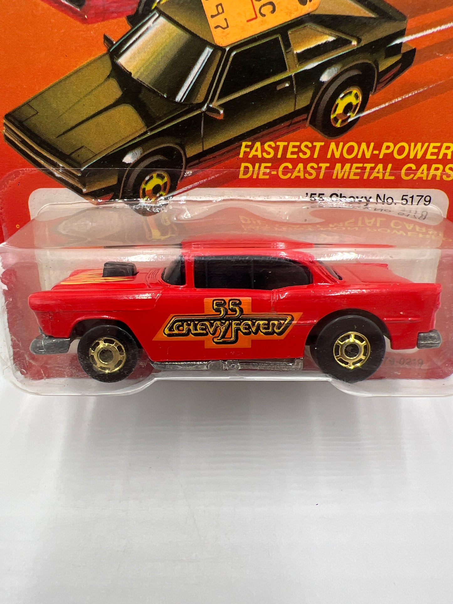 Hot Wheels Original 1982 The Hot Ones #5179 55 Chevy Red W/Protector