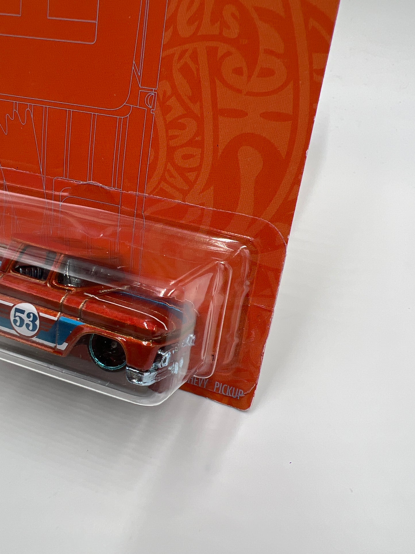 2021 Hot Wheels 53rd Anniversary Set #3 Custom 62 Chevy Pickup Orange