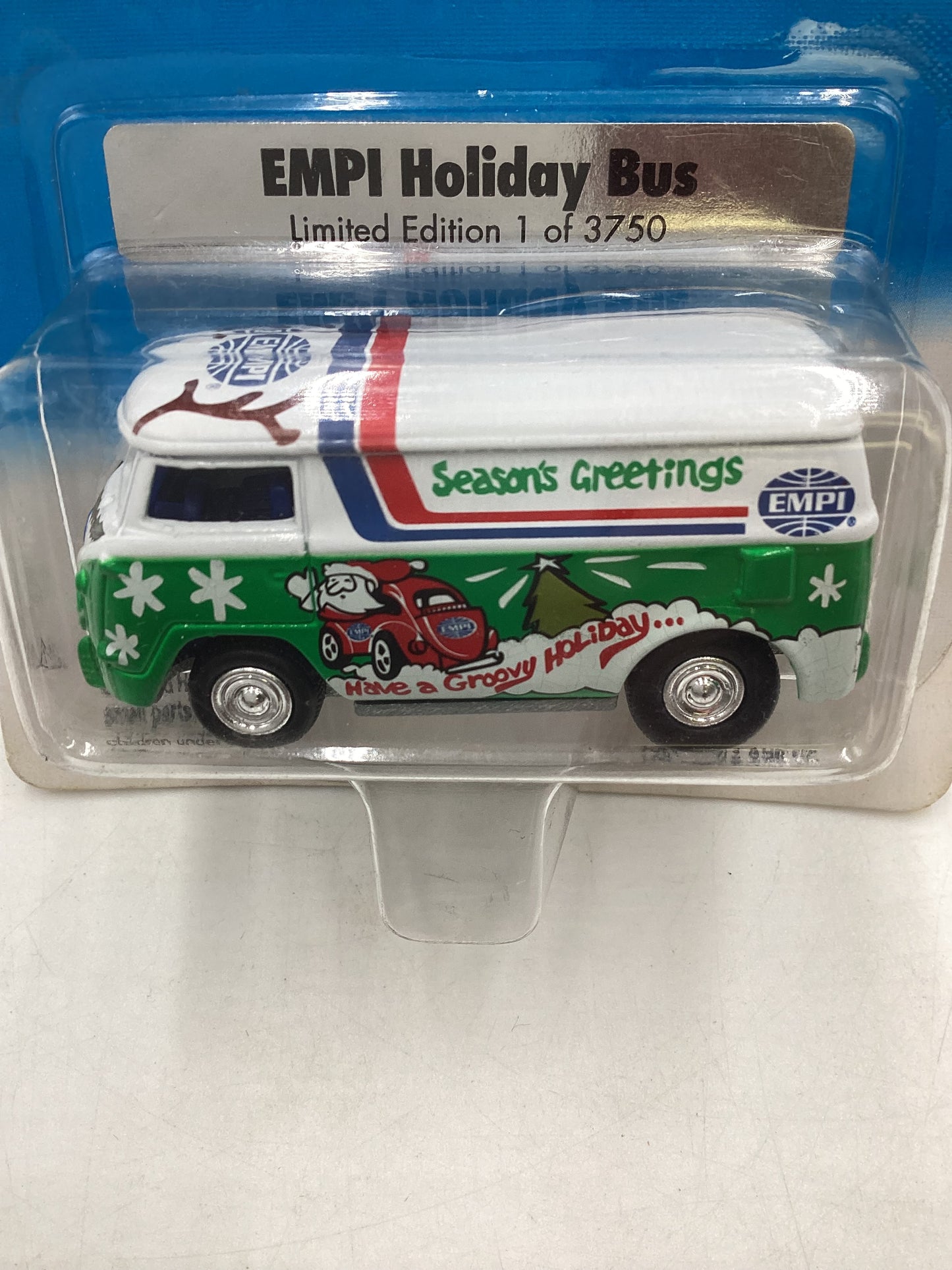 Johnny Lightning Liberty Promo Edition Empi Holiday Bus with protector 1/3750