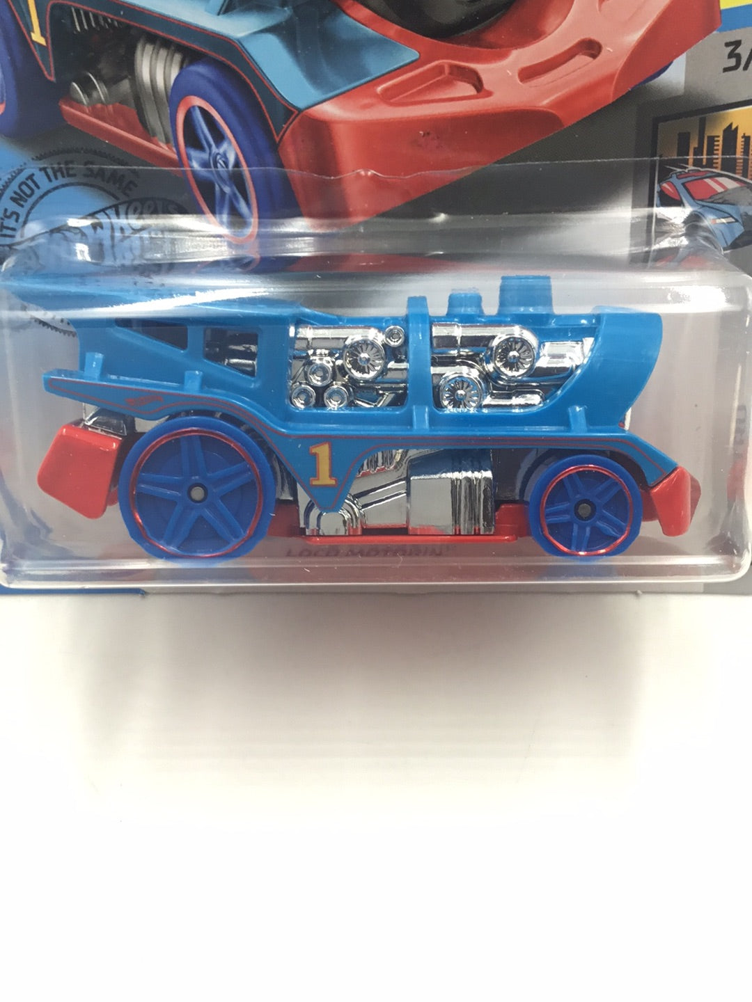 2020 hot wheels #125 Loco Motorin Thomas The Train cracked blister