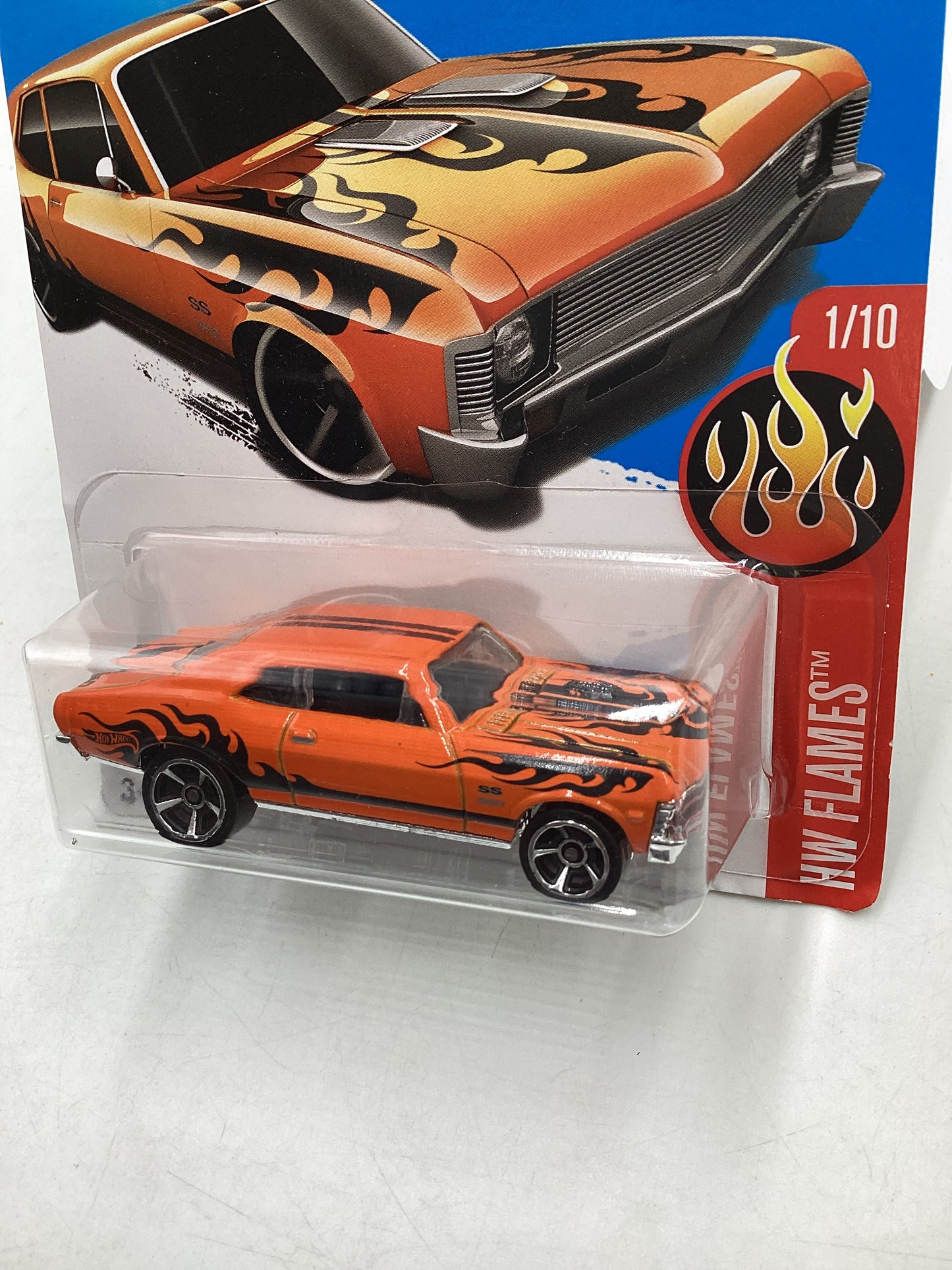 2017 Hot wheels #061 68 Chevy Nova Orange