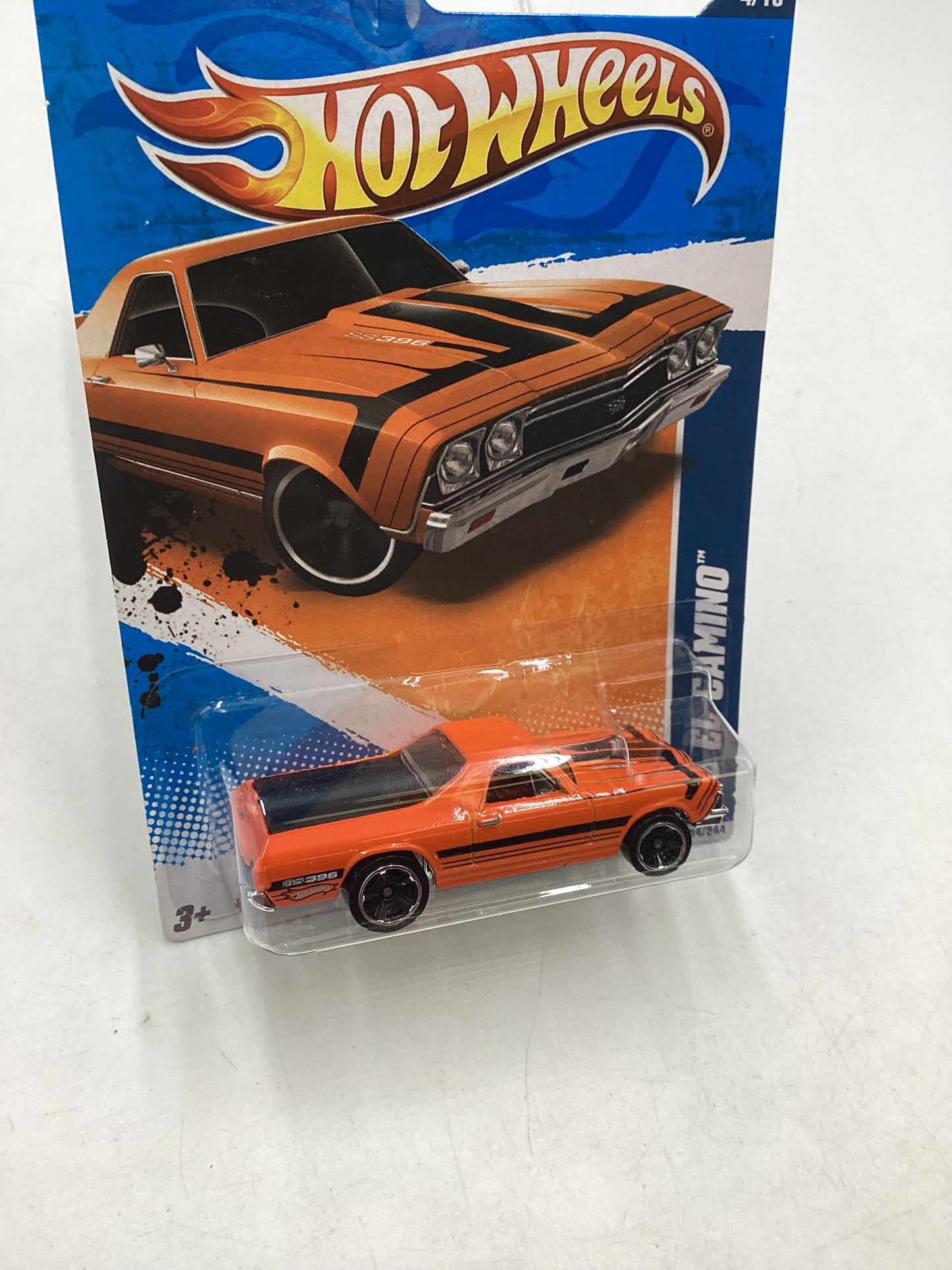 2011 Hot wheels #104 68 El Camino Orange 7i