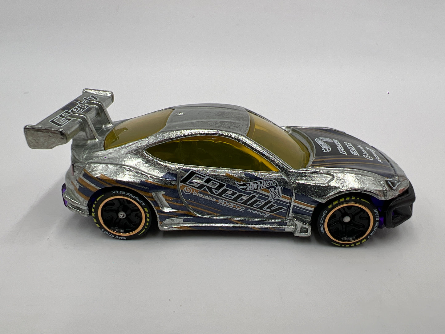Hot Wheels iD Speed Graphics Series 2 #4 Subaru BRZ Silver GReddy sealed