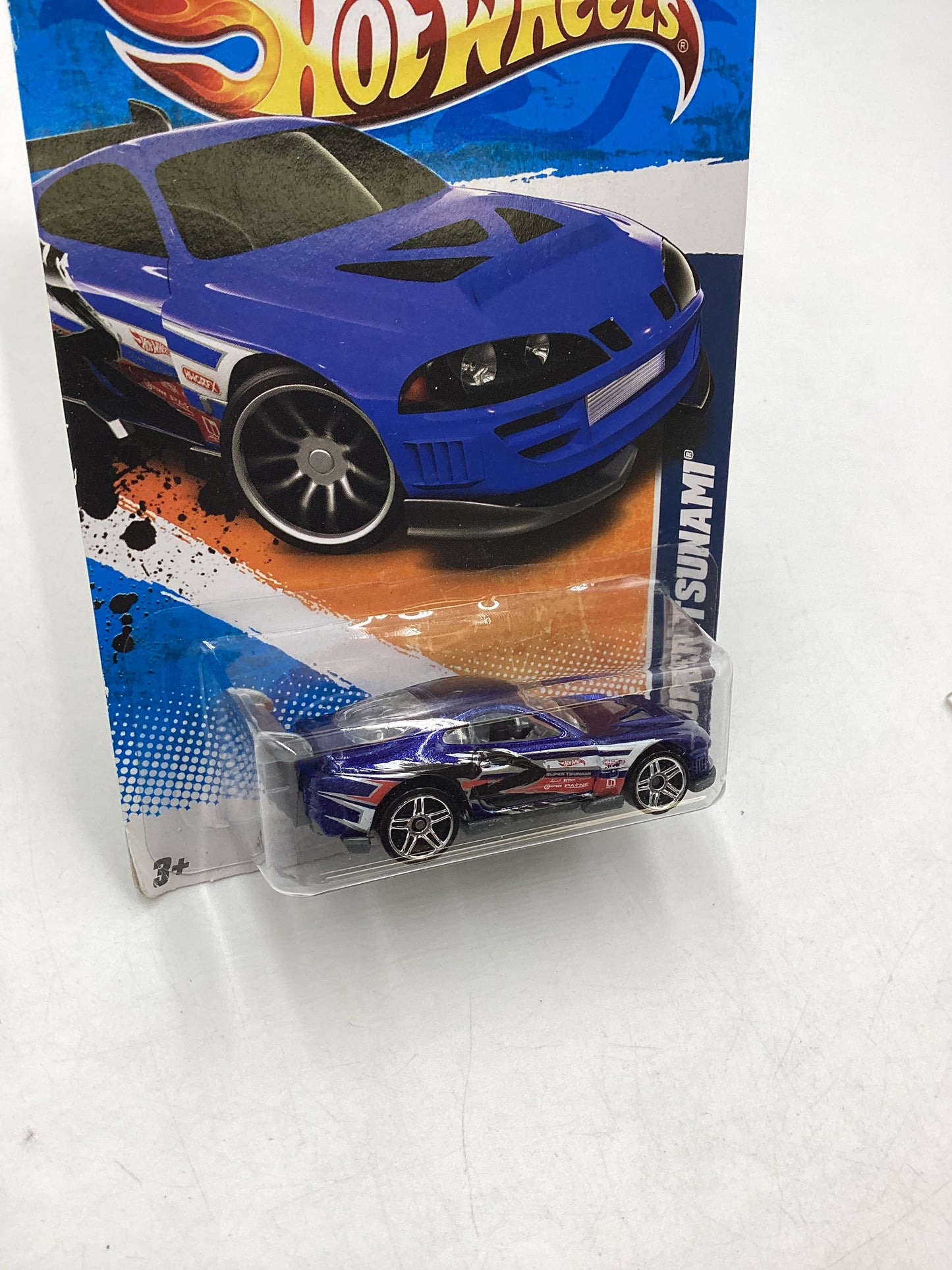 2011 Hot wheels #120 Super Tsunami Blue 86H