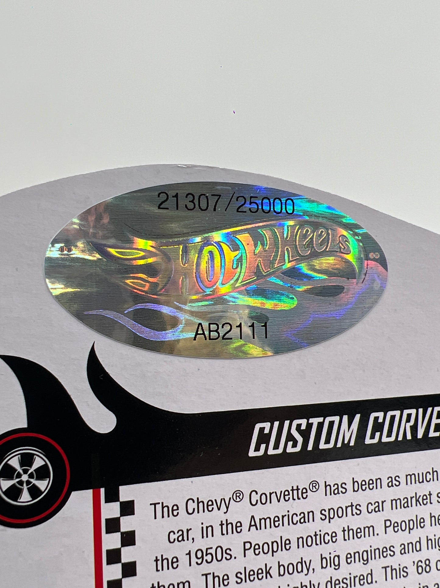 2022 Hot Wheels RLC #21307/25000 Custom Corvette Black W/Protector