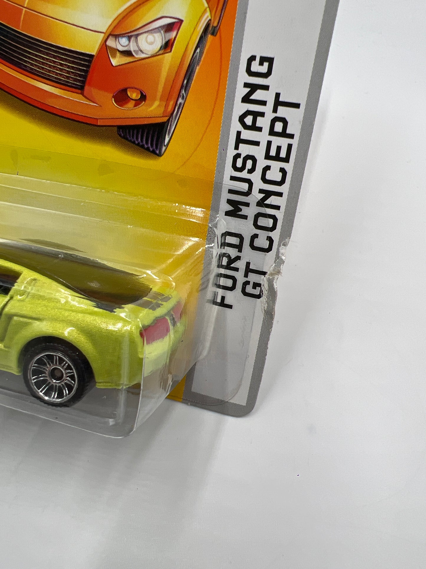 Matchbox MBX Metal #16 Ford Mustang GT Concept Green Blister/Card Not Perfect 216D