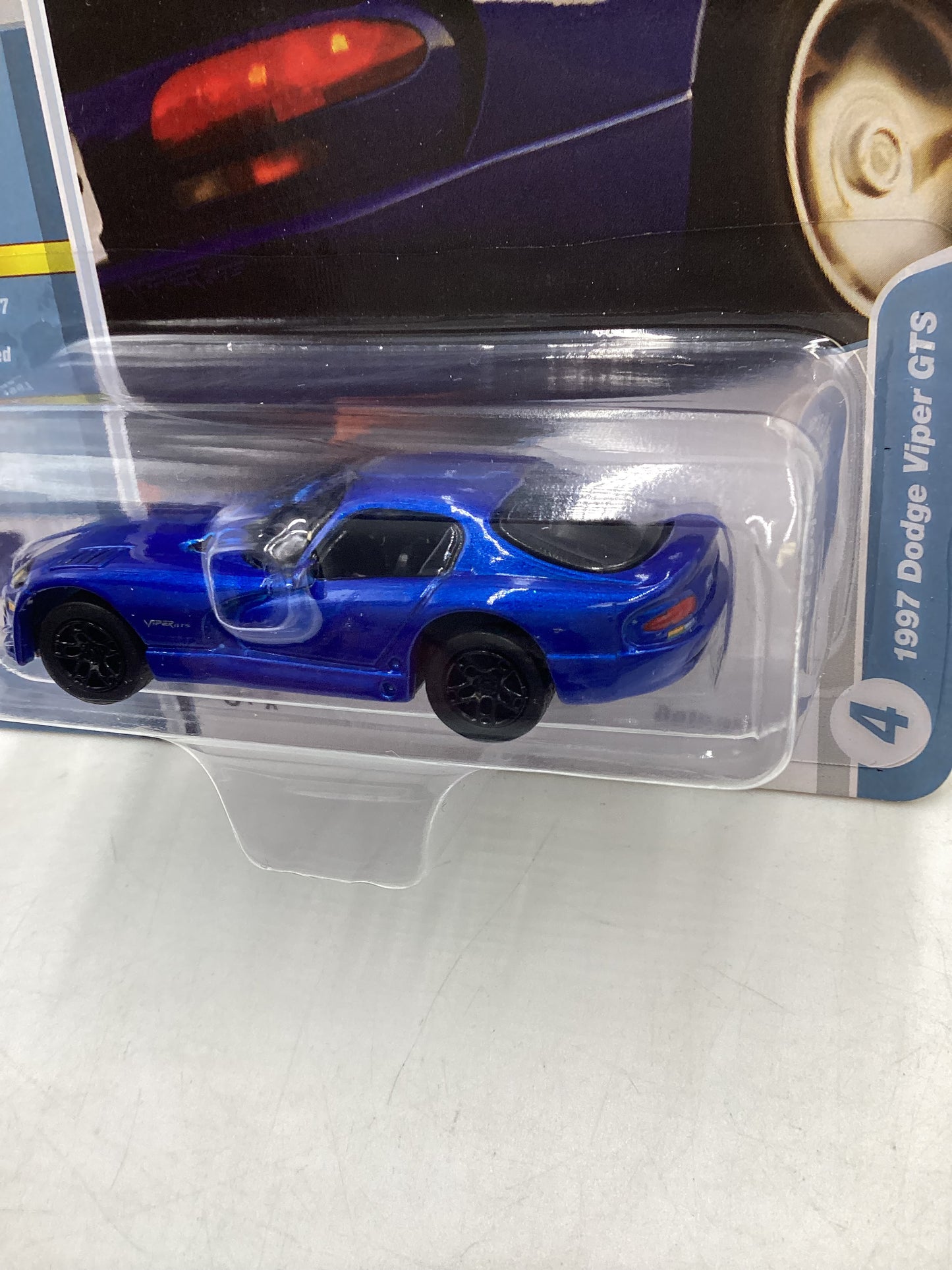 Johnny Lightning Classic Gold Collection Dodge Blue 1997 Dodge Viper GTS 227G
