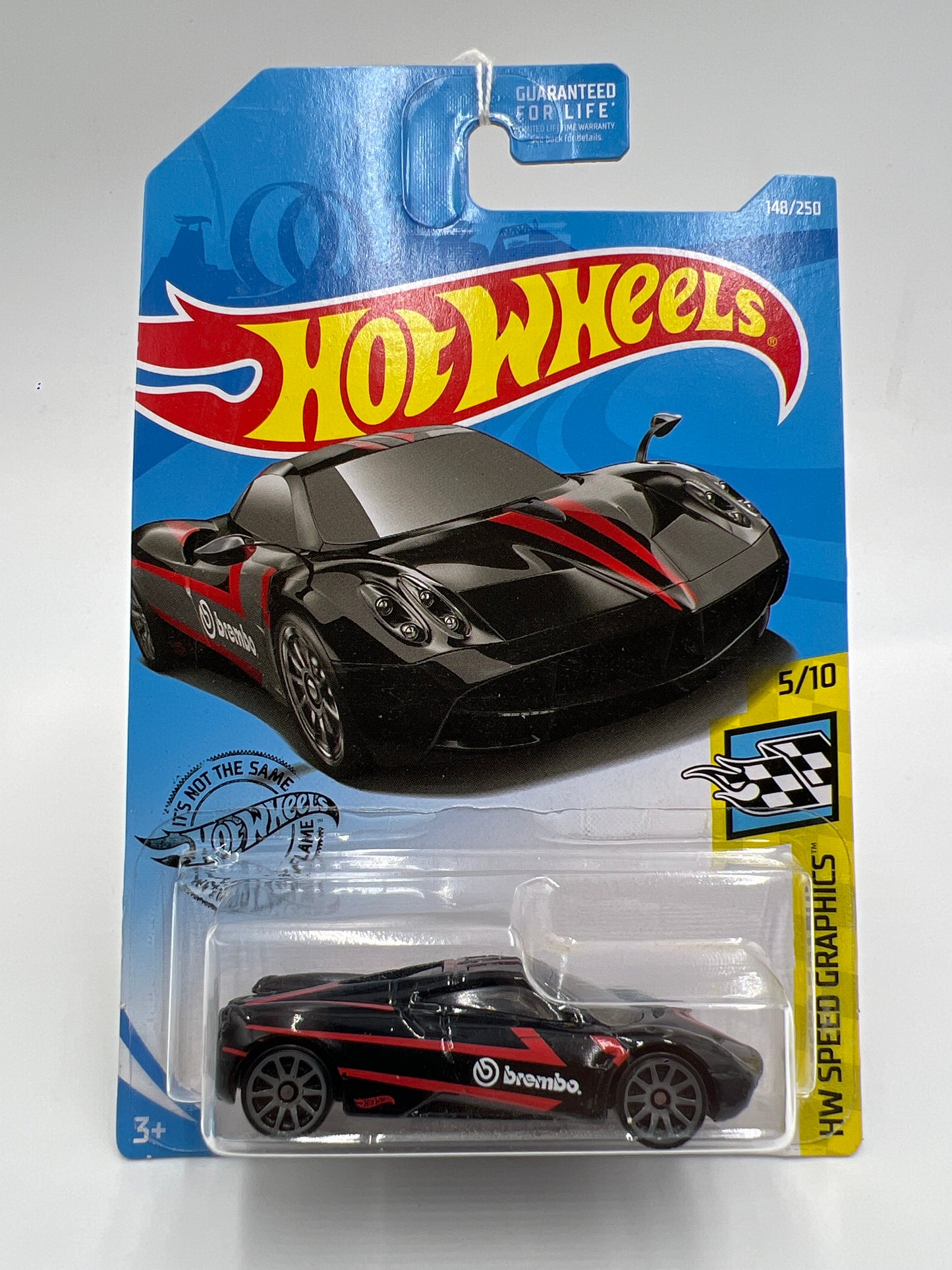 2019 Hot Wheels Speed Graphics #148 Pagani Huayra Black Brembo 106C