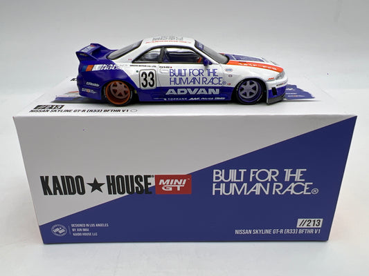 Mini GT Kaido House #213 Nissan Skyline GT-R R33 BFTHR V1