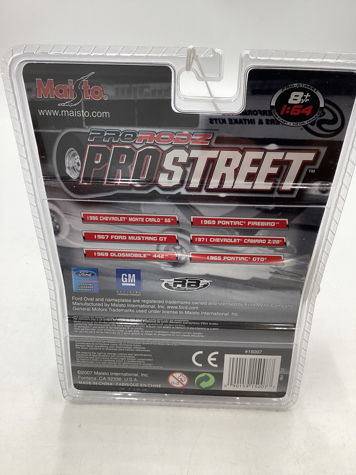 Maisto Pro Rodz Pro Street 67 Ford Mustang GT Purple 222G