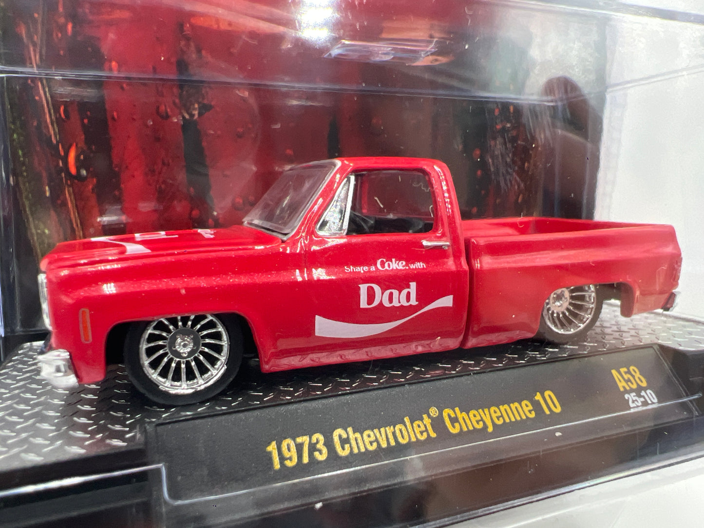 M2 Machines Coca Cola Dad 1973 Chevrolet Cheyenne 10 Red A58 203D