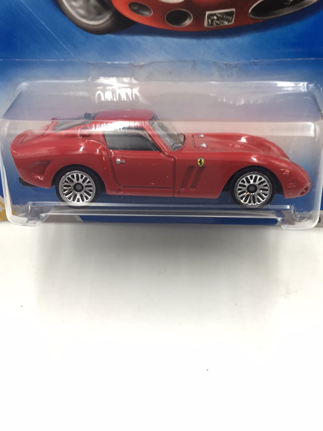 2009 Hot Wheels #5 Ferrari 250 GTO red with protector