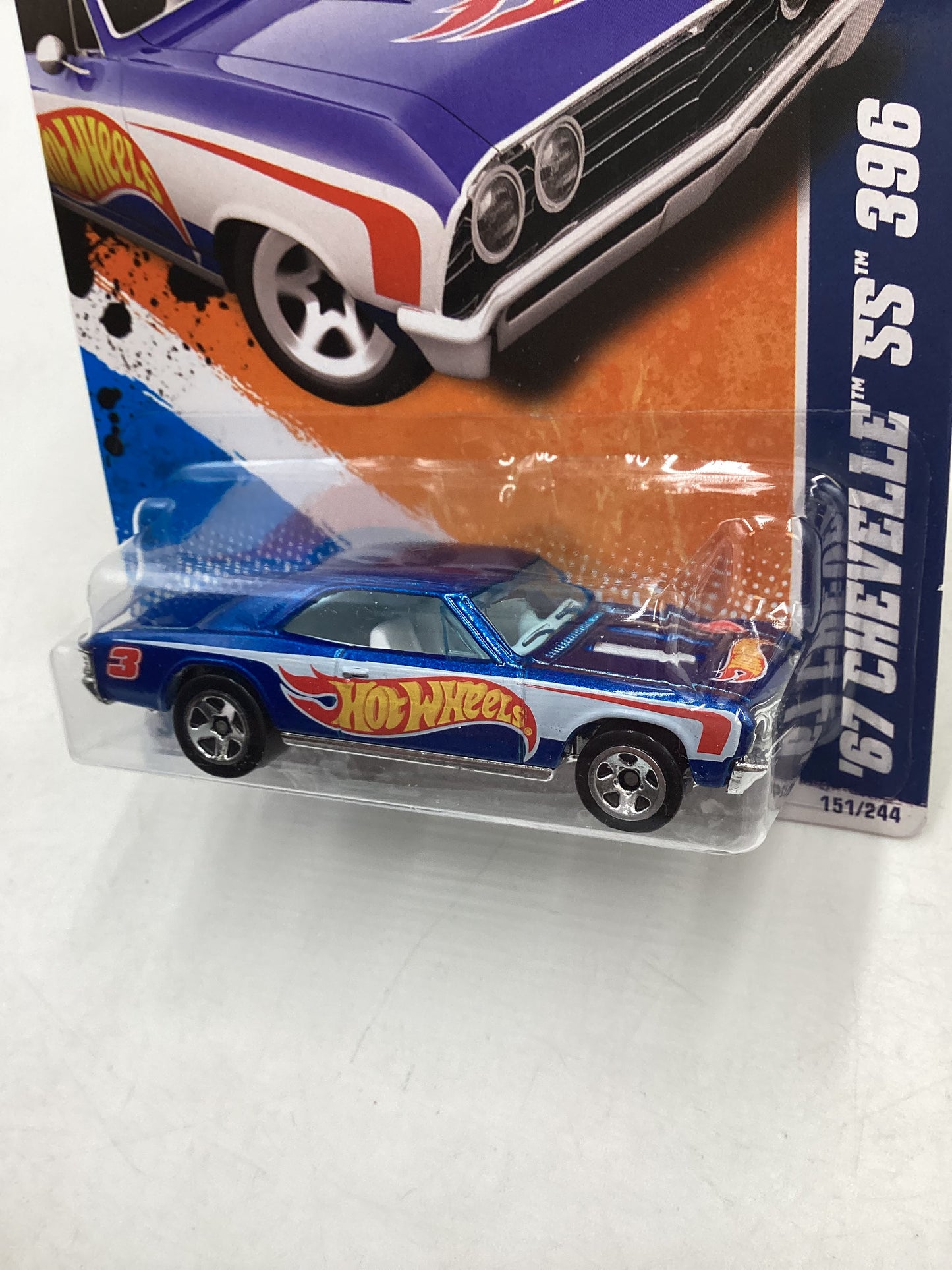 2011 Hot wheels #151 67 Chevelle SS 396 Blue Factory Sealed 13A