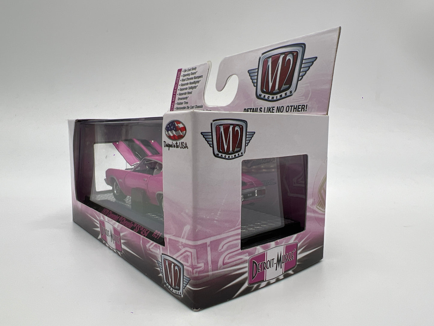 M2 Machines Detroit Muscle 1970 Chevrolet Chevelle SS 454 Pink R31