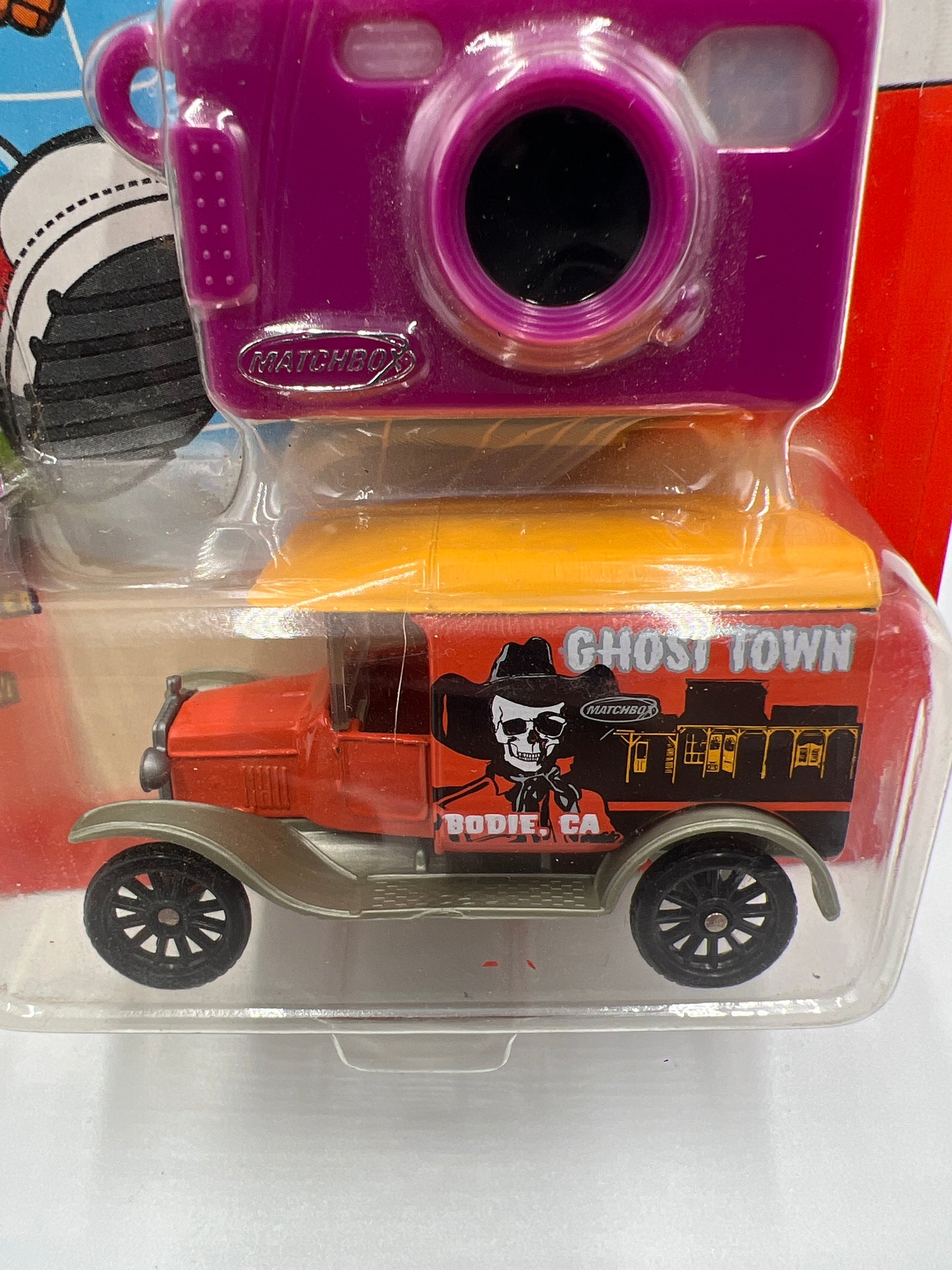 2003 Matchbox Around The World #16 Ghost Town 1921 Model T Ford Orange (SR)