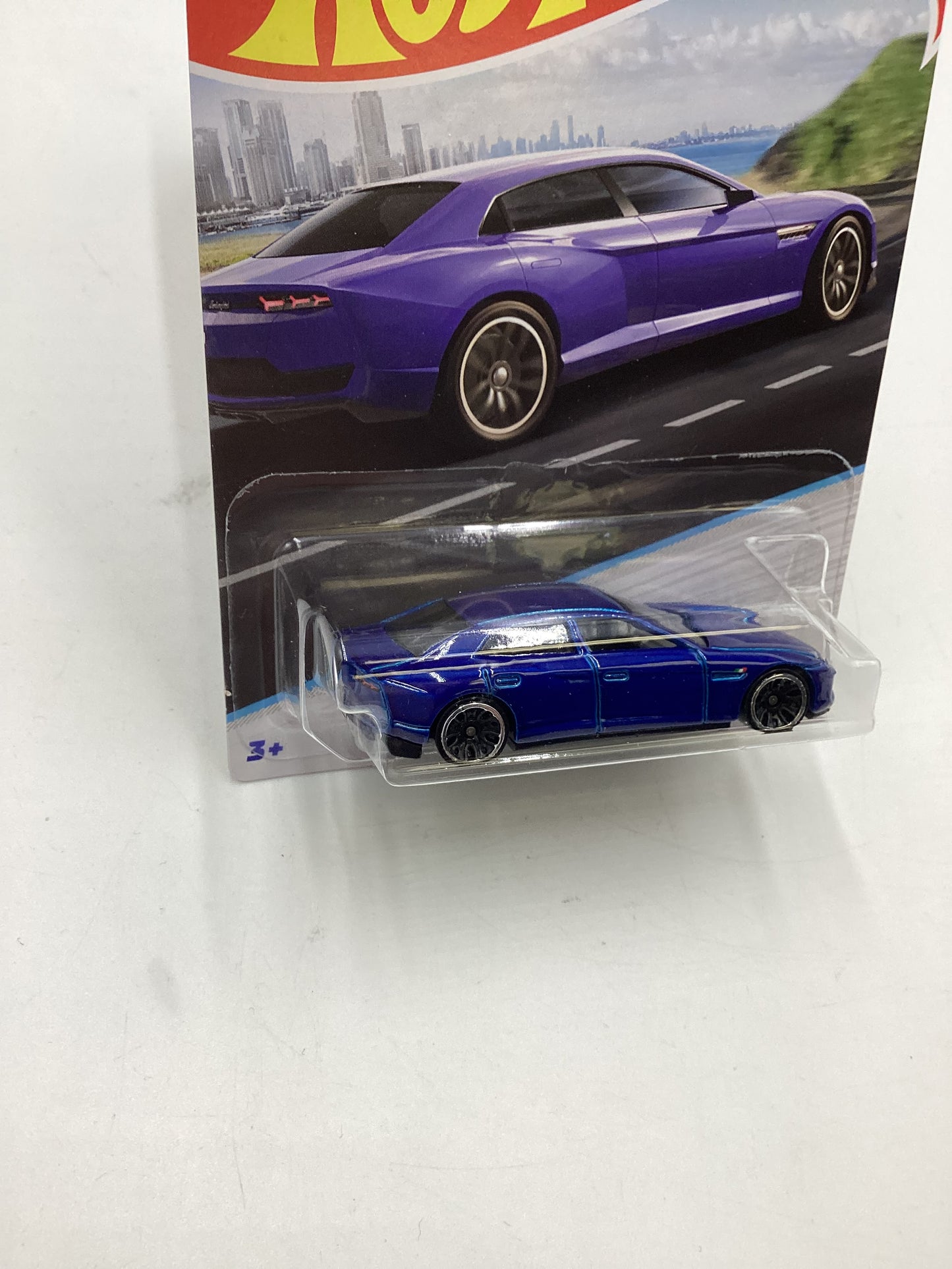 Hot Wheels Walmart Exclusive Luxury Sedans #2 Lamborghini Estoque Blue 154i