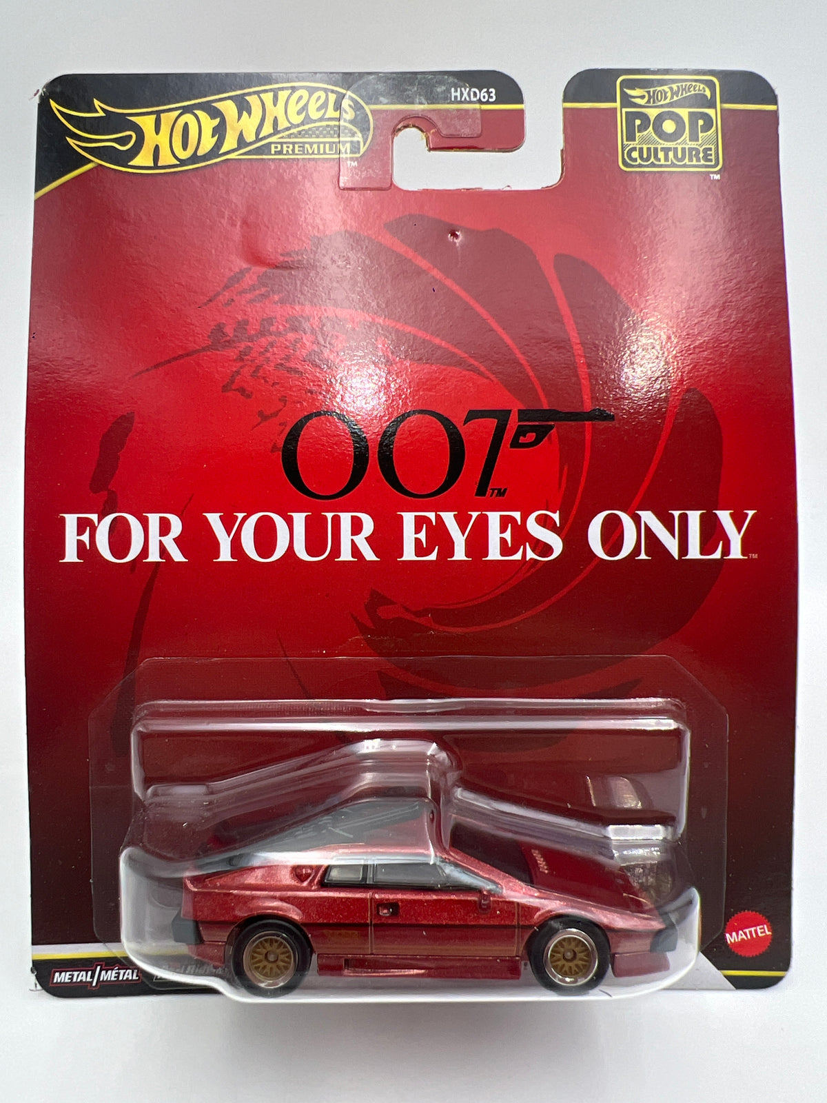2026 Hot Wheels Premium Pop Culture 007 For Your Eyes Only Lotus Esprit Turbo Red