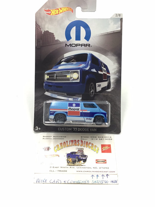 Hot wheels Mopar series 2/8 Custom 77 Dodge Van