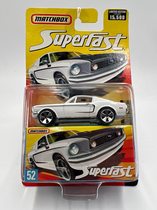 Matchbox Superfast #52 Ford Mustang 428 White 172B