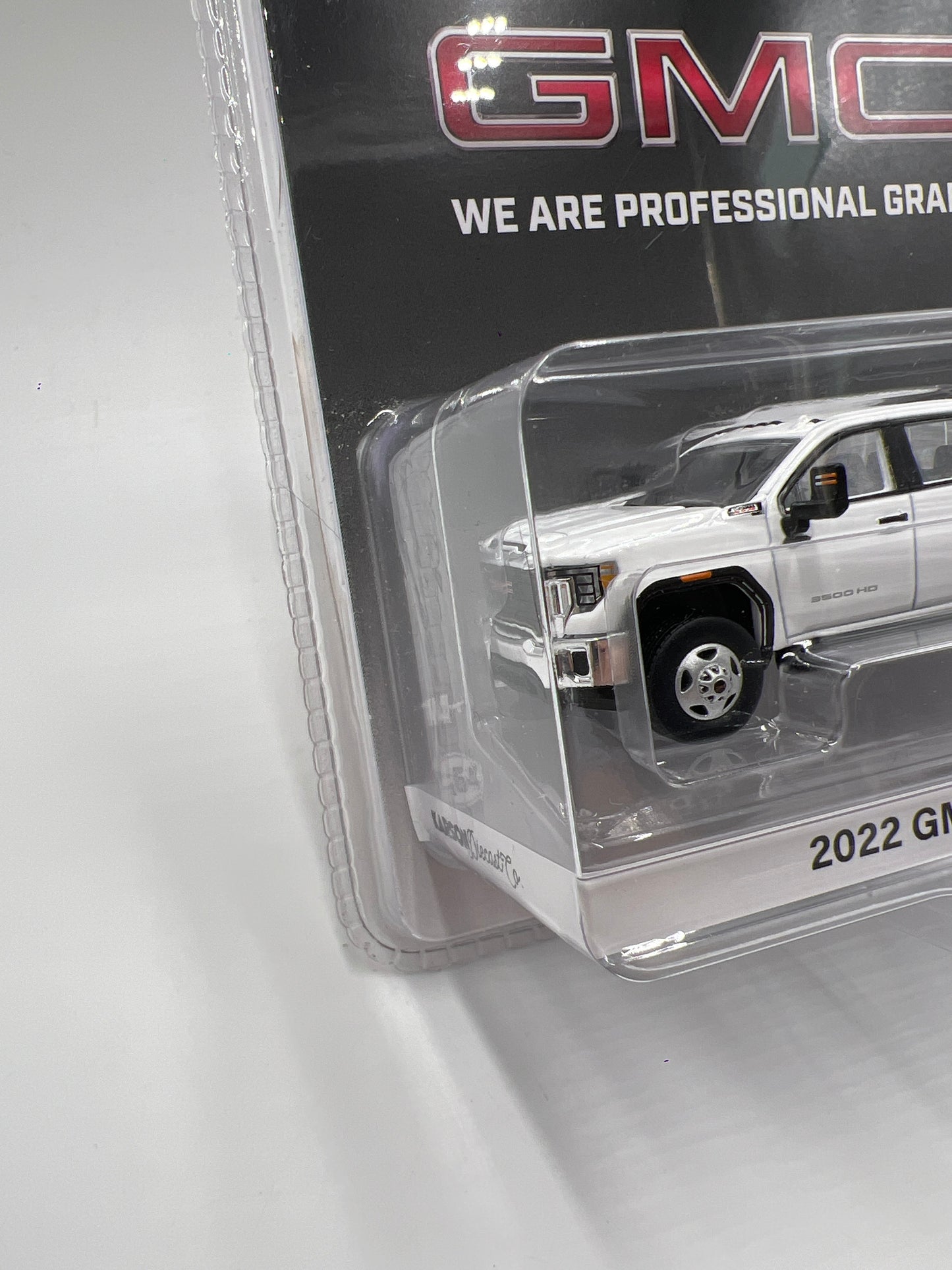 Greenlight x Karson Diecast Co 2022 GMC Sierra 3500 Dually White