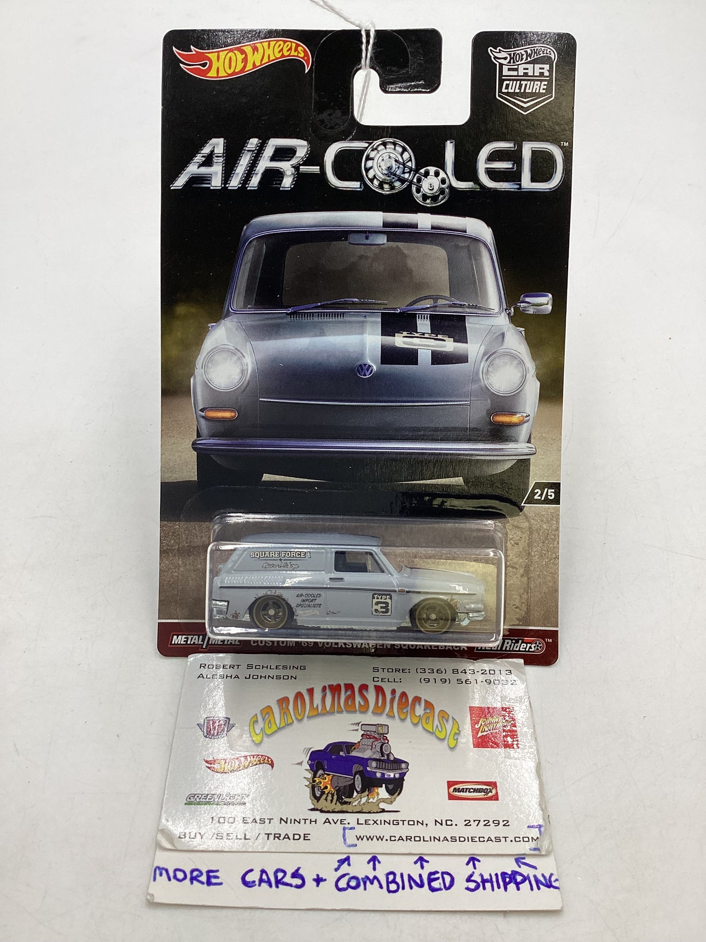 Hot Wheels Air Cooled Custom 69 Volkswagen Squareback 2/5 245N