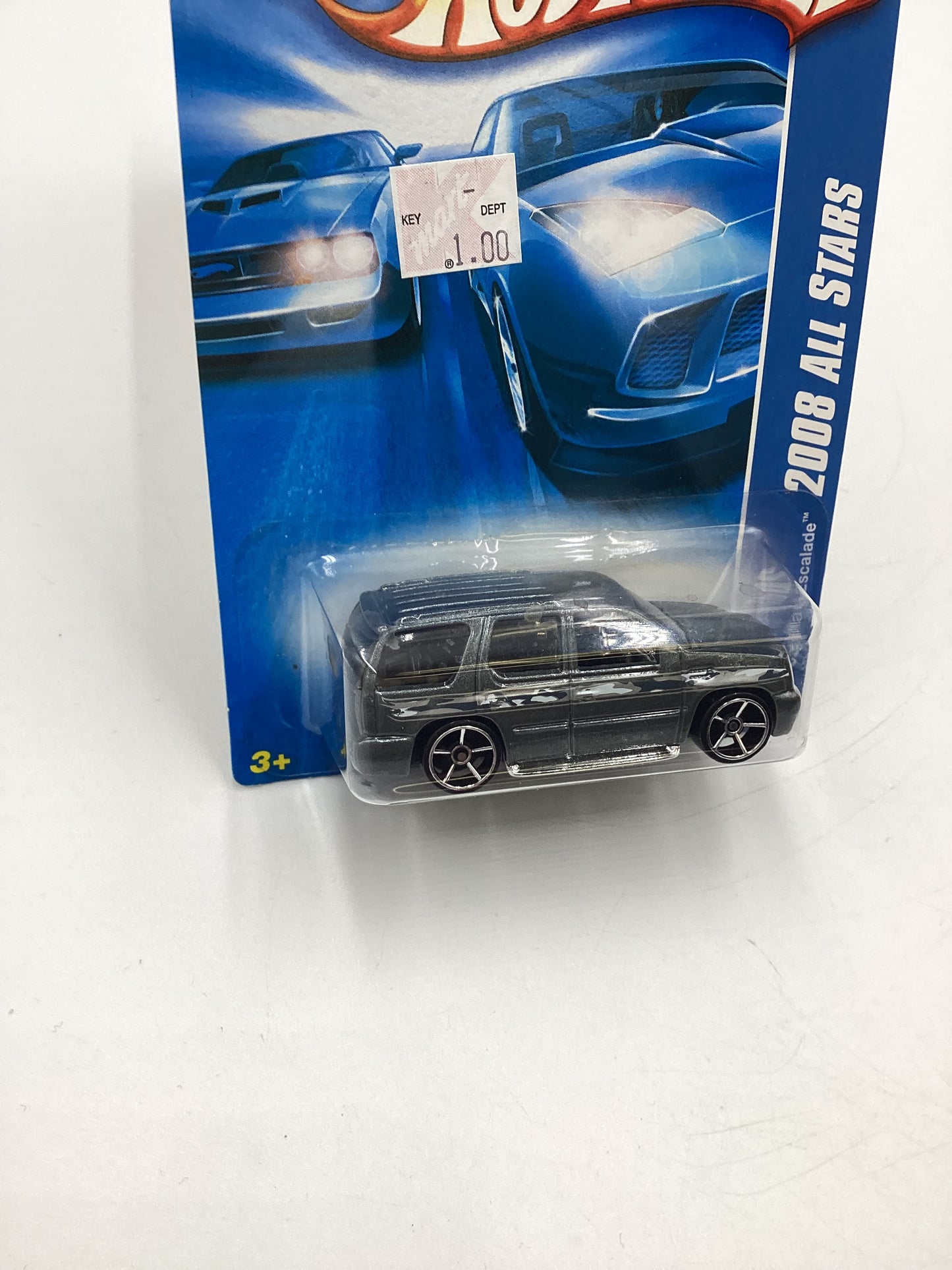 2008 Hot Wheels All Stars #65 Cadillac Escalade Gray (Black Base) 57D