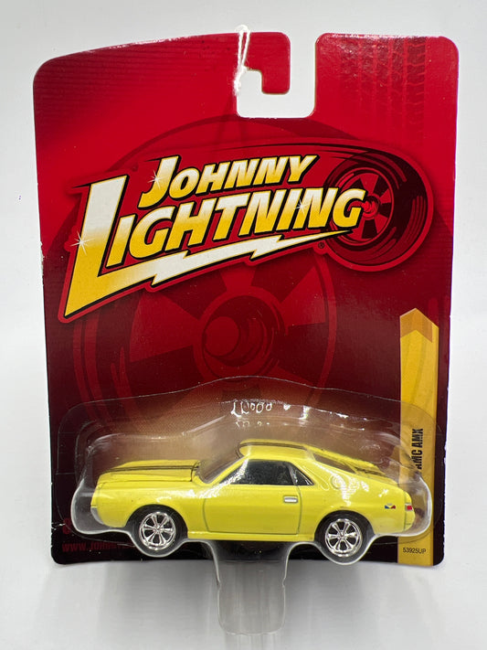 Johnny Lightning Small Card 1969 AMC AMX Yellow