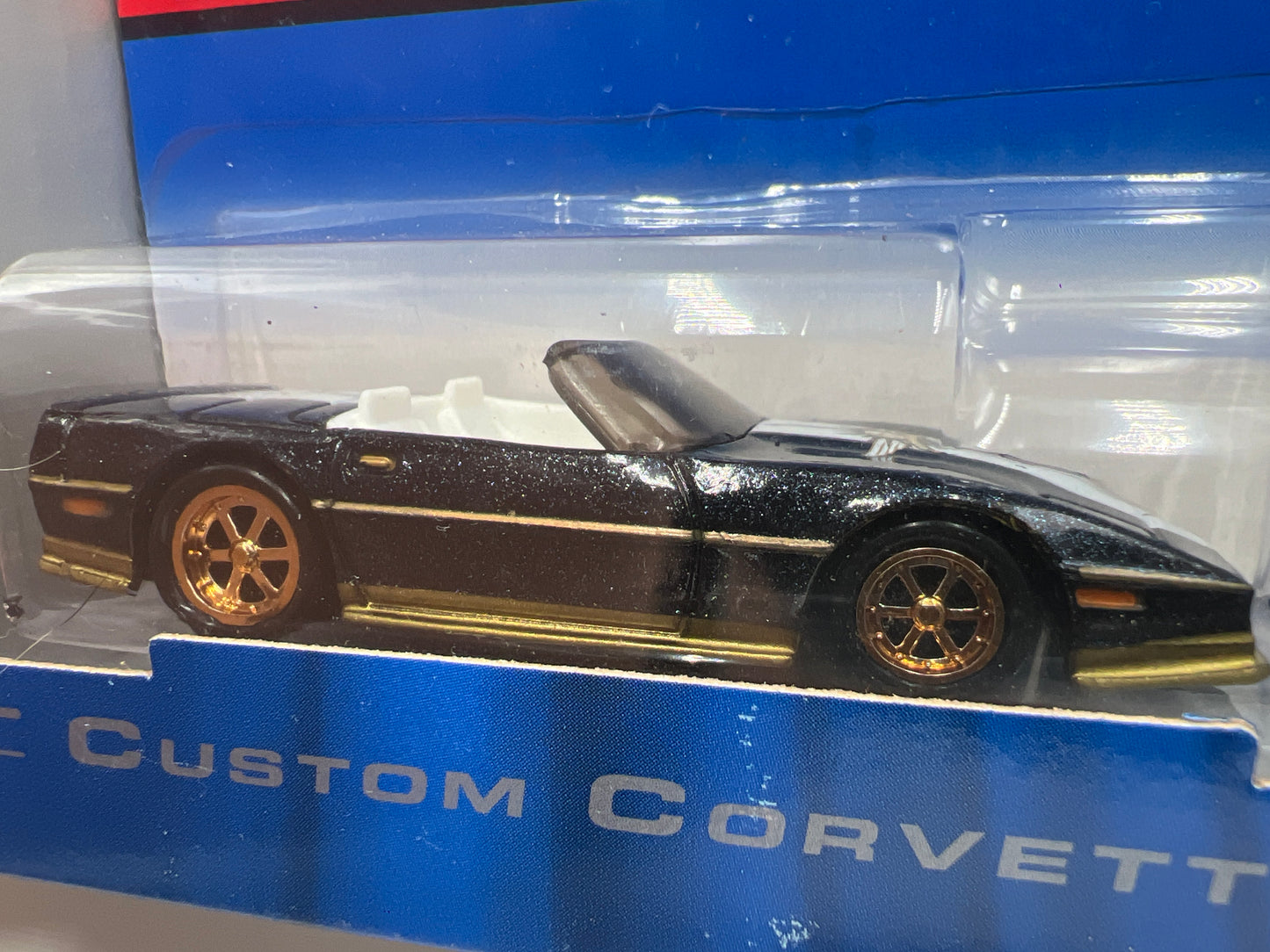 1999 Hot Wheels Final Run #10 Custom Corvette Dark Blue