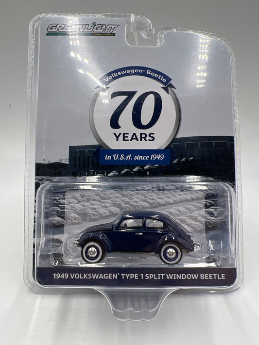 Greenlight 70 Years 1949 Volkswagen Type 1 Split Window Beetle Blue 182C