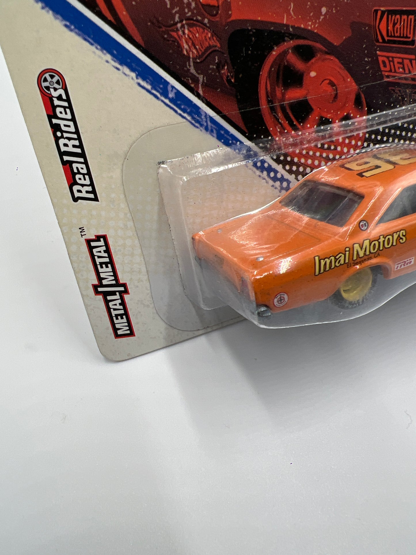 Hot Wheels Premium Vintage Racing #17 65 Ford Galaxie I. Motors Orange W/Protector