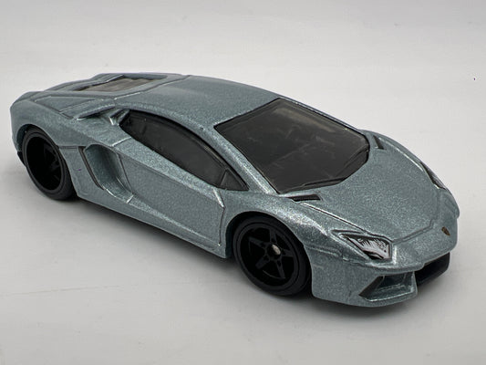 Hot Wheels Premium Target 2 Pack Loose Lamborghini Aventador Coupe Silver