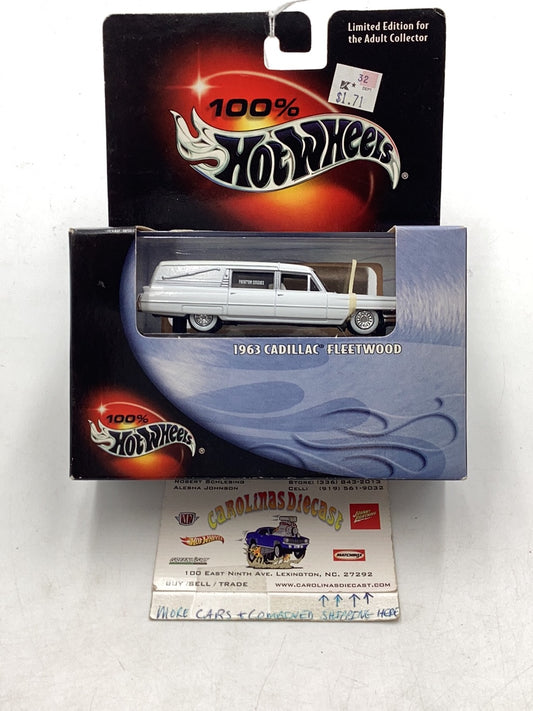 Hot Wheels Black Box 100% 1963 Cadillac Fleetwood
